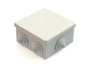 Коробка распаячная для о/п 85х85х40мм IP44, 6 входов (60шт) - КМ-209 GE41235