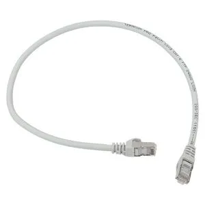Патч-корд TERACOM PRO Cat.6 экран. FTP LSZH серый (0,5м) TRP-6FTP-LSH-05M-GY