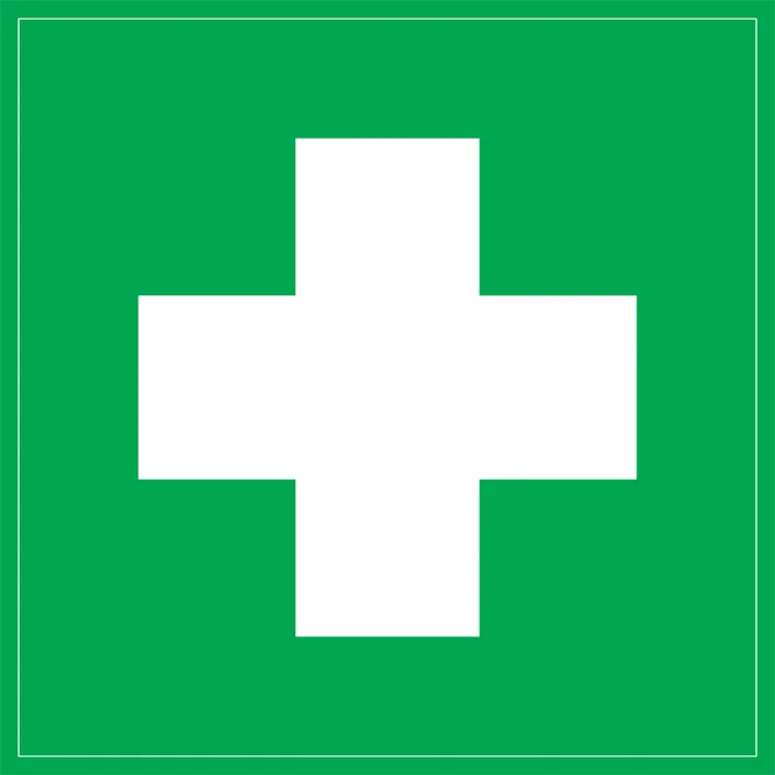 Самоклеящаяся этикетка 150х150мм "Медицинская аптечка" IEK