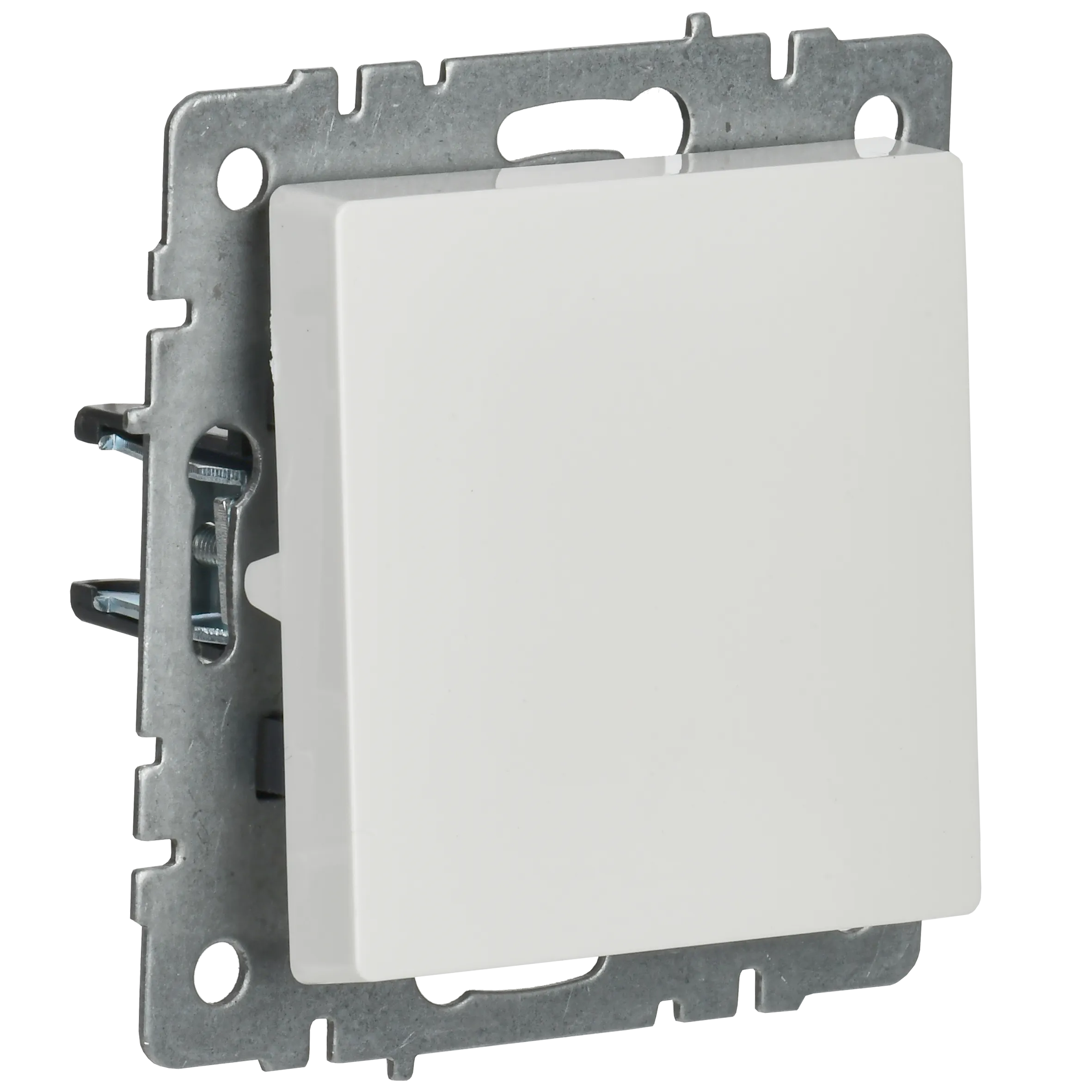 BRITE Выключатель 1-клавишный 10А ВС10-1-0-БрБ белый IEK - Фото 3