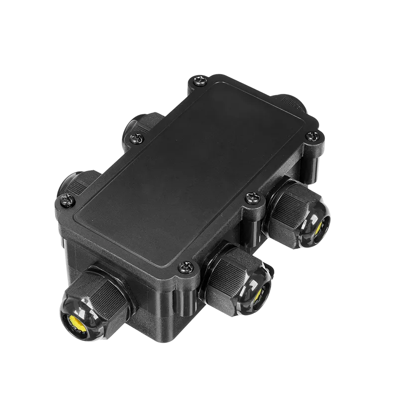 Герметичный соединитель WOLTA WTB-WBQ/02B IP68 черный 162х108х38мм 1/1/100 WTB-WBQ/02B