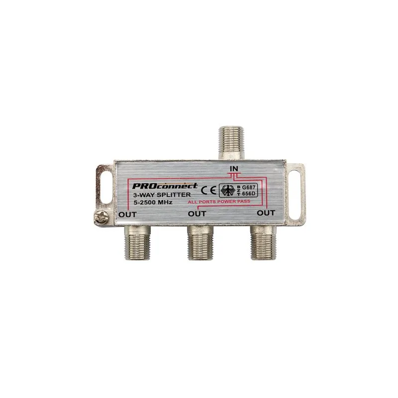 Делитель ТВх3 под F-разъем, 5-2500МГц СПУТНИК PROconnect - Фото 2