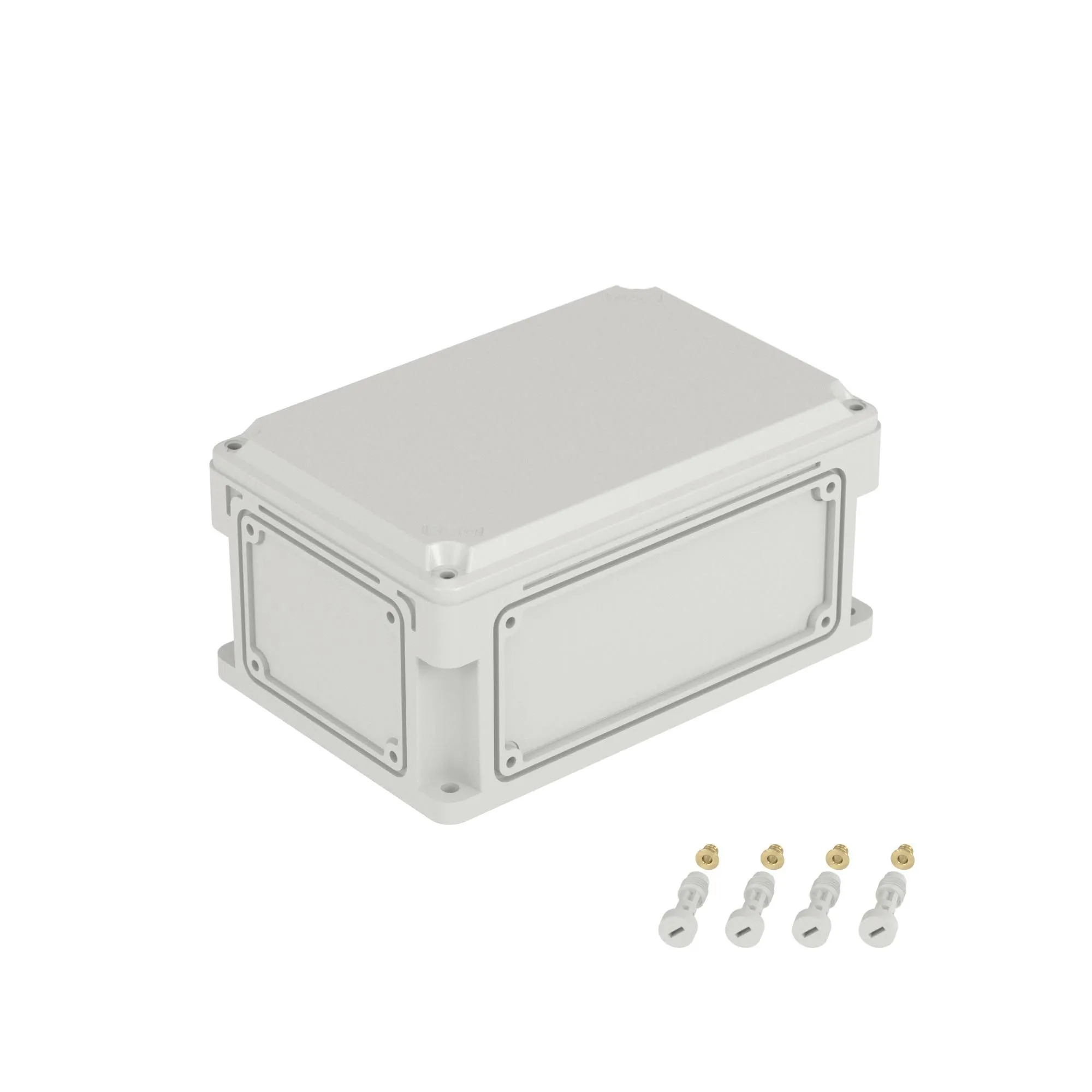 Корпус 300х200х146мм IP67 с непрозр. крышкой 21мм с фланцами пластик. DKC 532210 532210