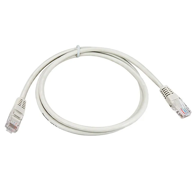 Шнур коммутационный, патч-корд, U/UTP RJ45-RJ45 CAT 5e, PVC, серый, 1м, REXANT - Фото 2