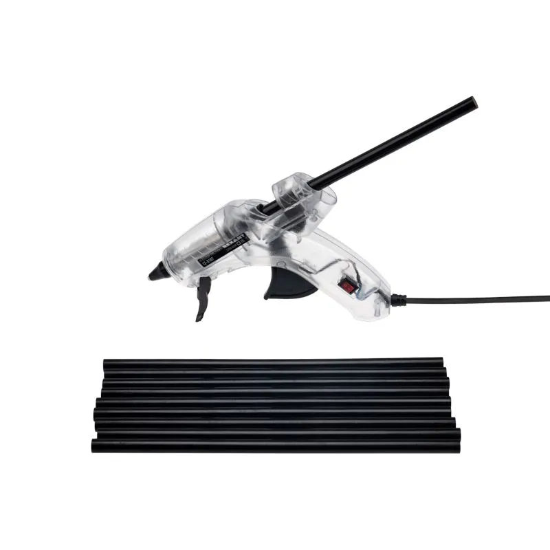 Стержни клеевые Ø11мм, 270мм, черные, 1кг (0,5кг + 0,5кг), пакет REXANT - Фото 4