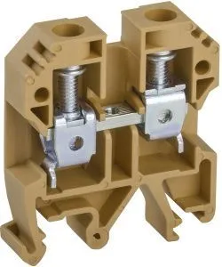 Клемма винтовая КВИ-10мм2 желтая IEK 