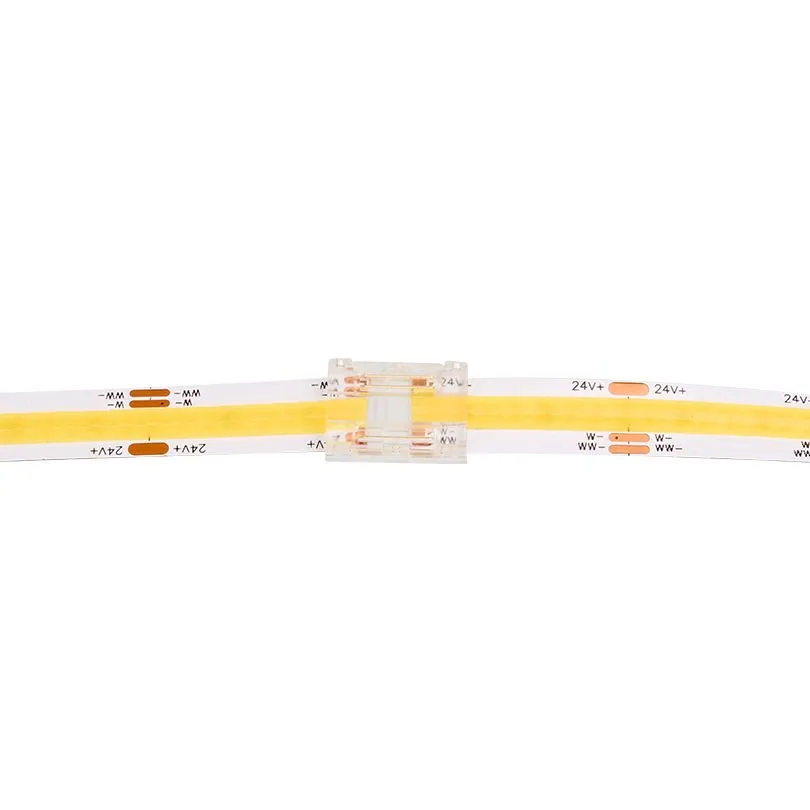 Коннектор WOLTA WLS-3PIN-CCT-COB-10MM-I последовательный для ленты COB CCT шириной 10мм. Цена за 1 шт., мин. кратность 3 шт. WLS-3PIN-CCT-COB-10MM-I