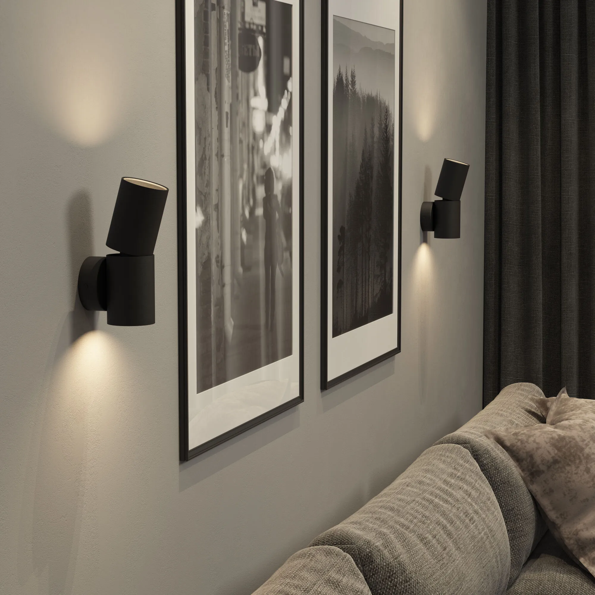 Светильник настенный светодиодный Deep 40126/LED черный Elektrostandard - Фото 3