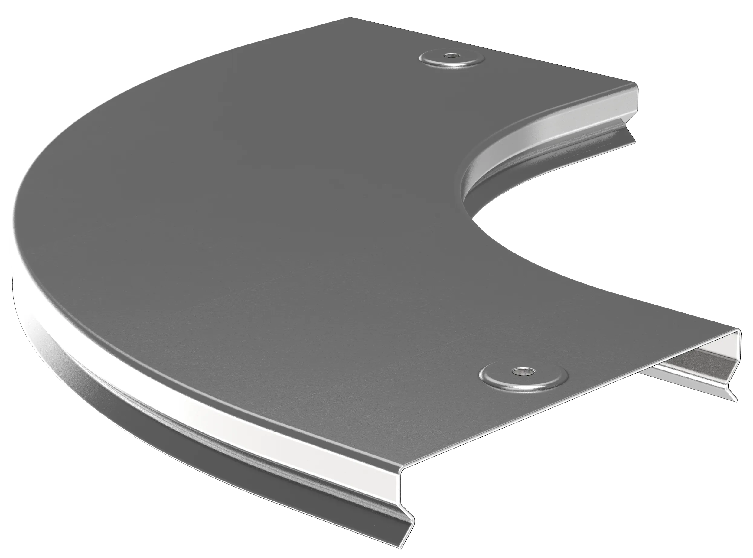 Крышка поворота плавного 90град (тип Г01) ESCA 400мм IEK CPG01D-0-90-400-08