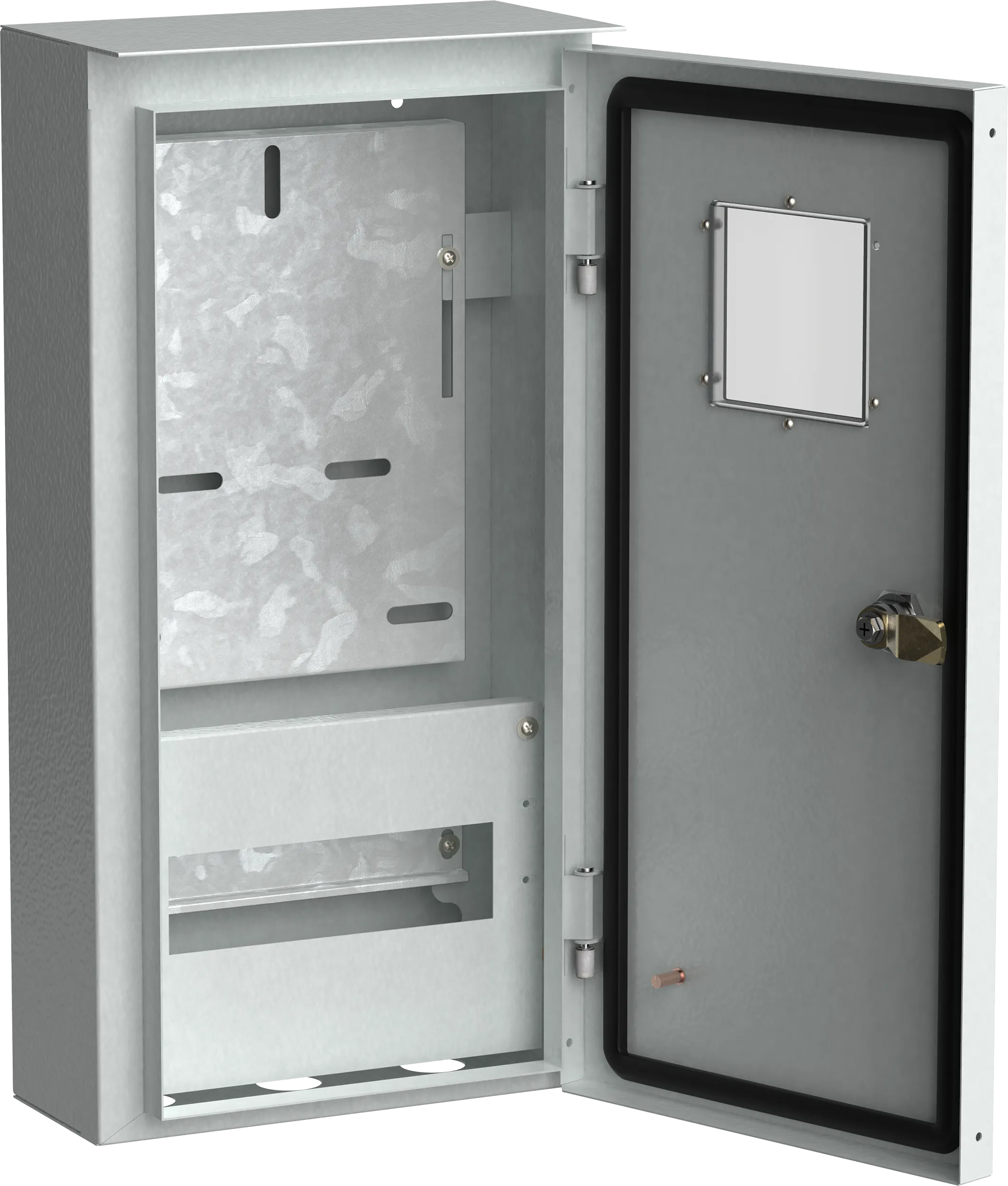 TITAN Корпус металлический коттеджный ЩУРн-3/9 (500х250х135мм) У1 IP54 IEK MKM34-N-009-54-ZO