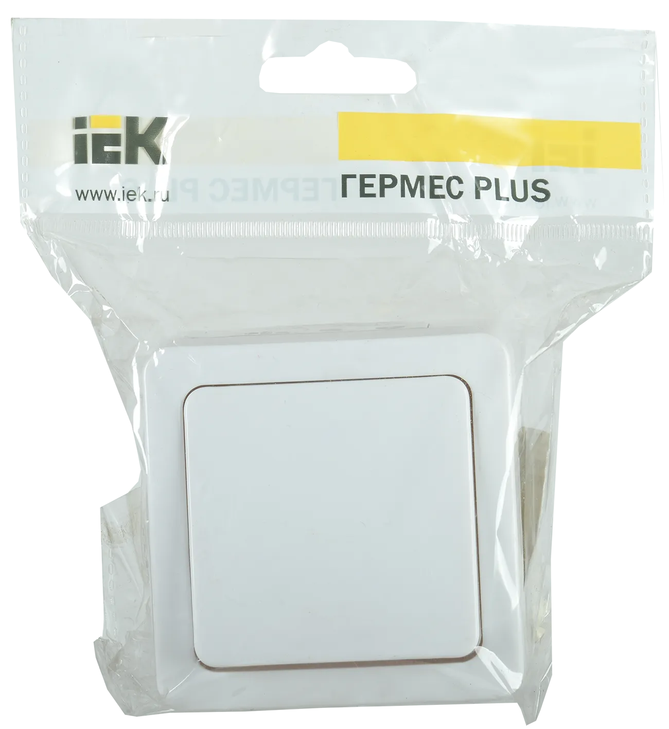 Выключатель 1-клавишный для открытой установки проходной ВСп20-1-0-ГПБ IP54 ГЕРМЕС PLUS (цвет клавиши: белый) IEK - Фото 2