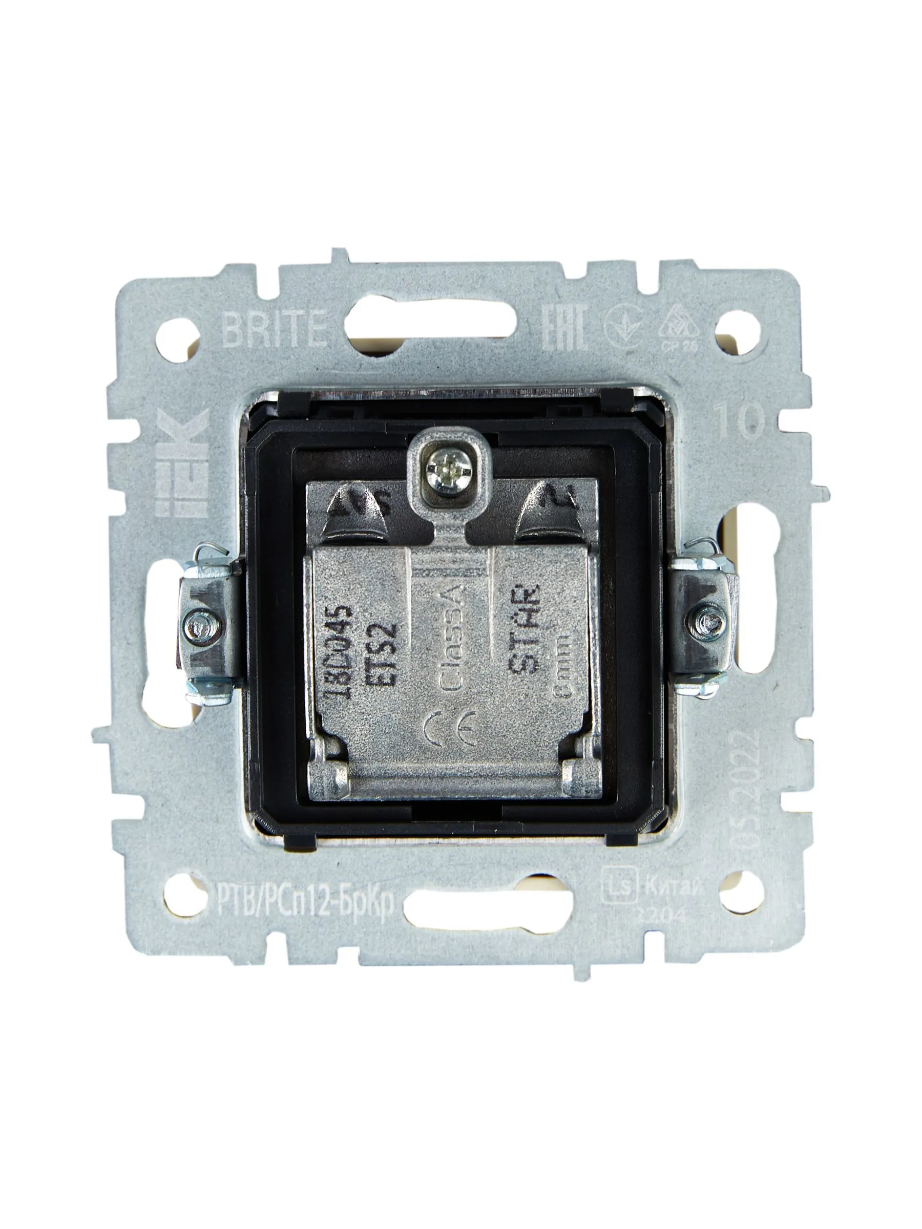 BRITE Розетка двойная TV+SAT РТВ/РСп12-БрКр бежевый IEK - Фото 6