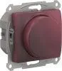 Механизм светорегулятора поворотно-нажимного Glossa LED RC 315Вт баклажан. SchE GSL001130 1402925