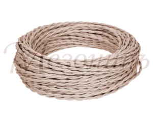Провод монтажный витой ПВХ 2х2,5мм, цвет - бежевый (бухта 10м), ТМ "МЕЗОНИНЪ" GE70112-15 GE70112-15