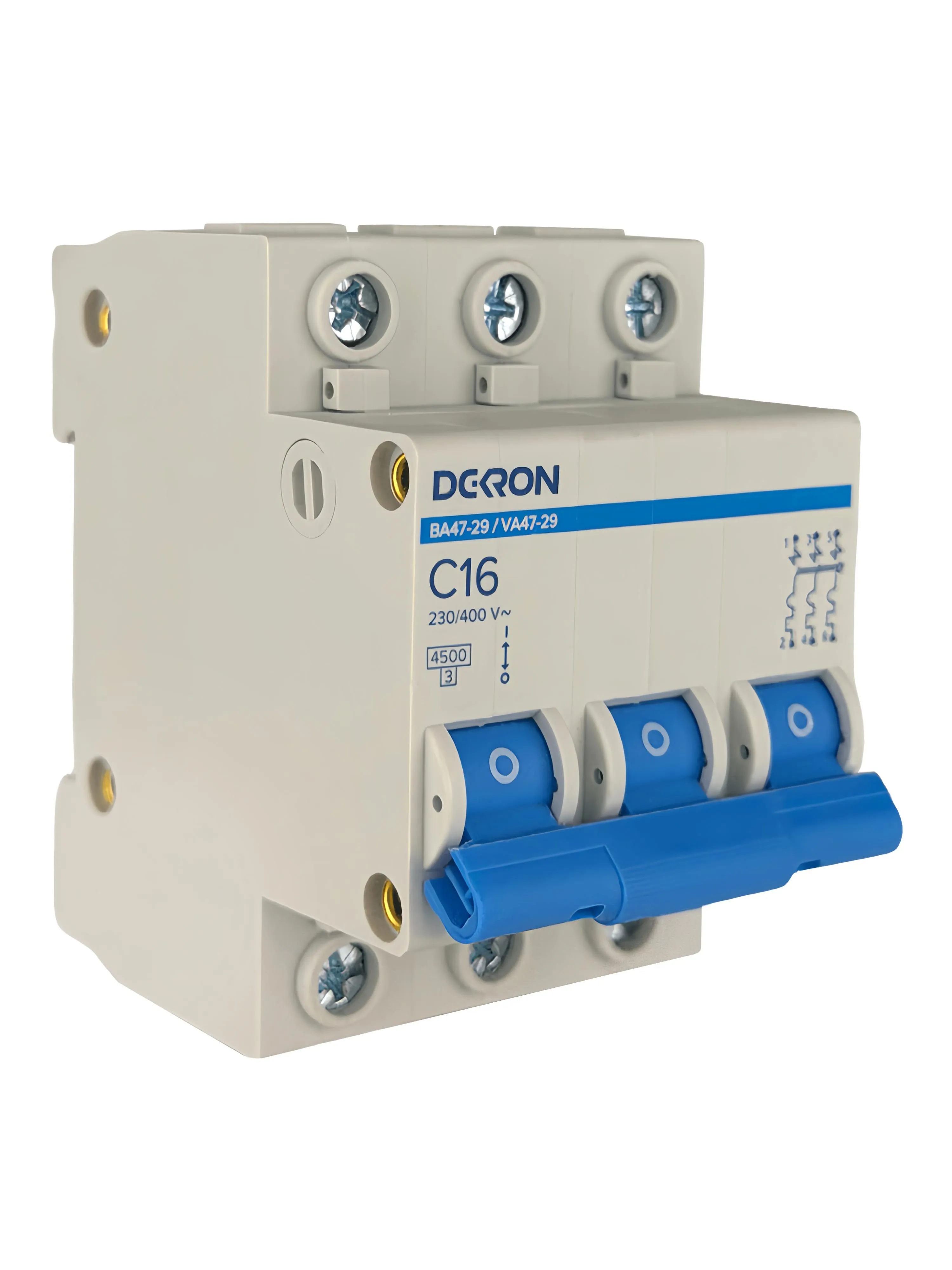 Автоматический выключатель ВА47-29 3P С16A 4,5кА - Фото 3