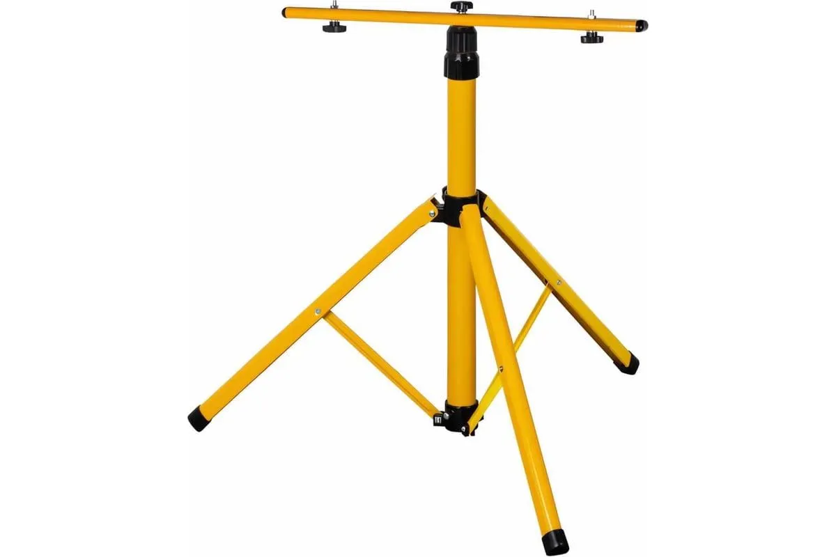 Телескопический штатив для прожекторов 1600*780мм желтый (двойной)