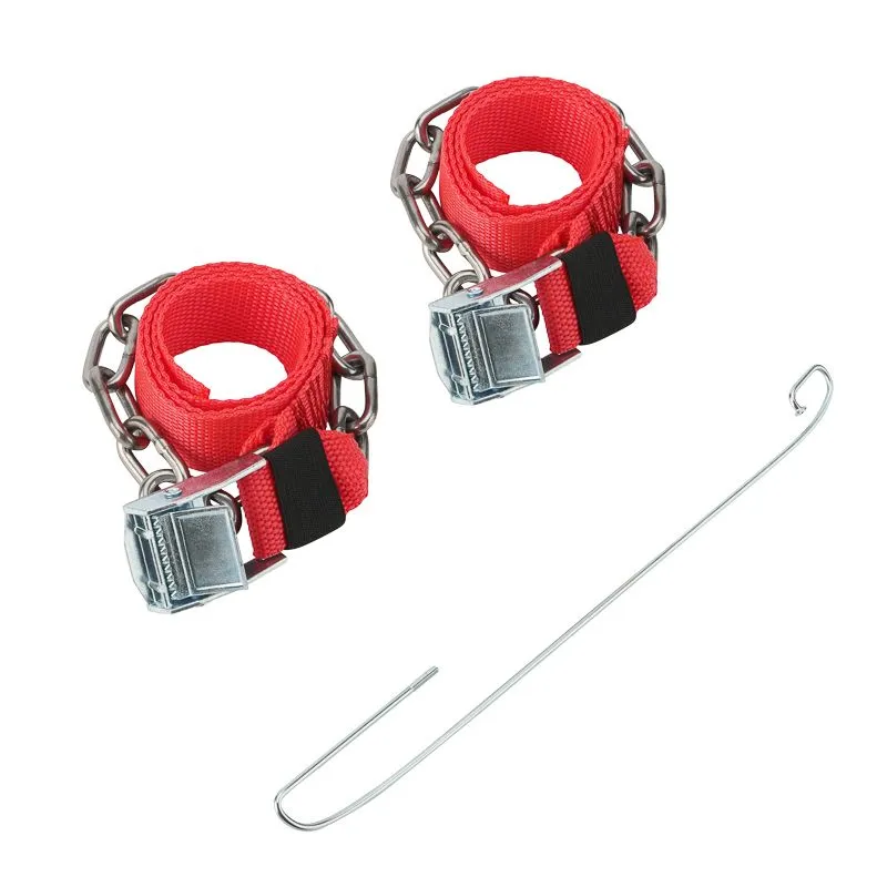 Цепи (браслеты) противоскольжения для легковых автомобилей, однорядные, 2 шт. REXANT 07-7024