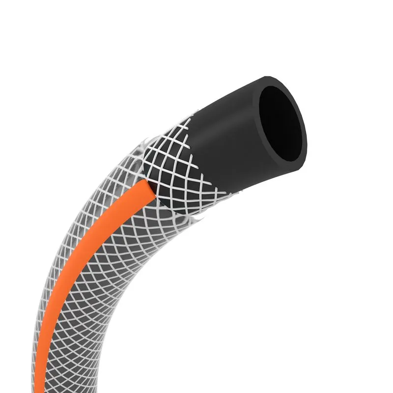 Шланг поливочный ПВХ 3-х слойный армированный 1/2" 25м Стандарт Плюс ЧЕТЫРЕ СЕЗОНА - Фото 3