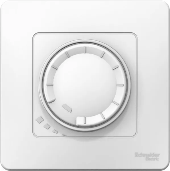 Светорегулятор поворотно-нажимной универсальный СП Blanca 400Вт бел. SE BLNSS040011 - Фото 3