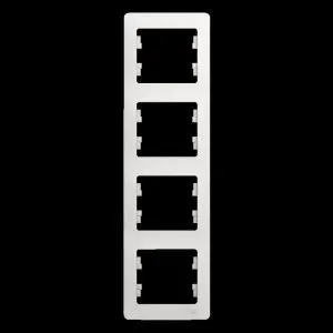 Рамка 4-м Glossa вертикал. бел. SE GSL000108 275134