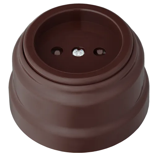 Розетка штепсельная для открытой установки со шторками РА16-0205 - Фото 3