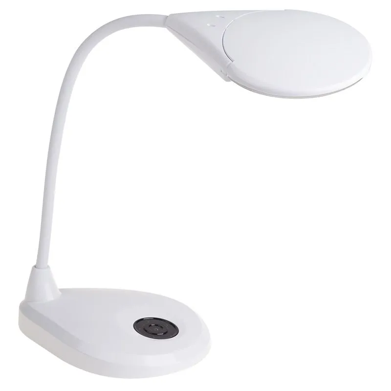 Лупа настольная 3D с подсветкой 3LED, сенсорная регулировка яркости, EXPERT, ø125мм, белая REXANT - Фото 4