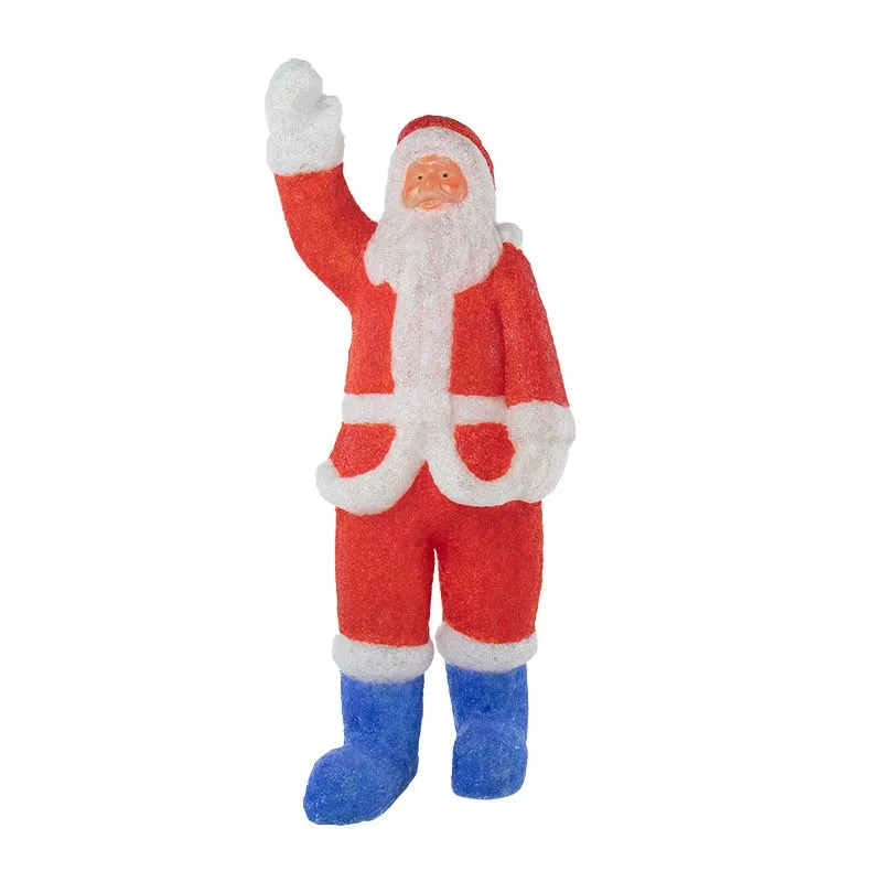 Акриловая светодиодная фигура Санта Клаус 210х75х60 см, IP65 понижающий трансформатор в комплекте NEON-NIGHT - Фото 4