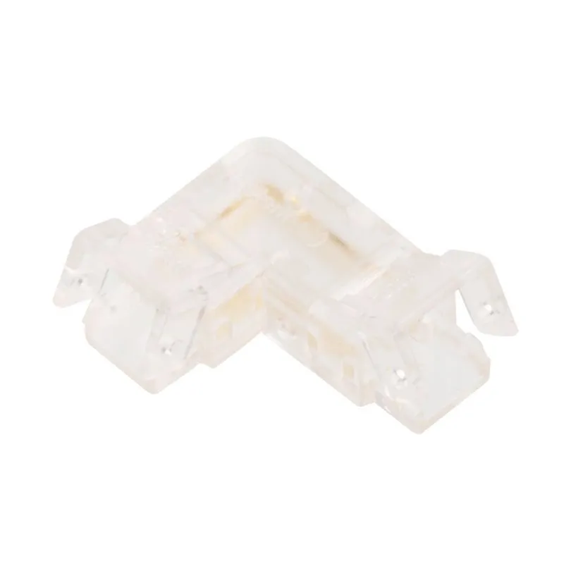 Коннектор WOLTA WLS-2PIN-5MM-MONO-L угловой для одноцветной SMD ленты шириной 5мм. Цена за 1 шт., мин. кратность 3 шт. WLS-2PIN-5MM-MONO-L