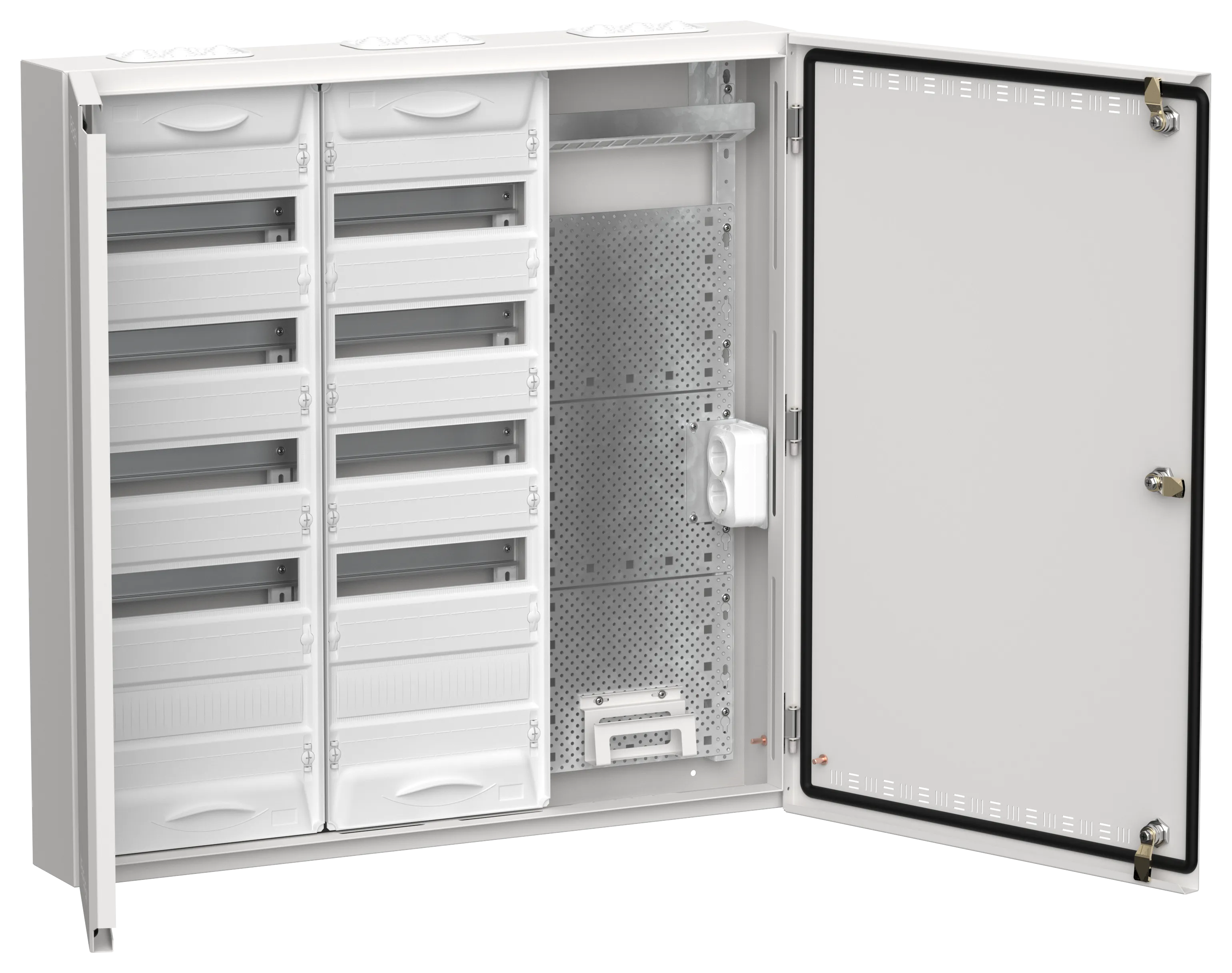 TITAN 5 Корпус комбинированный ЩРн-120 (3х60) 835х830х140мм IP30 белый IEK