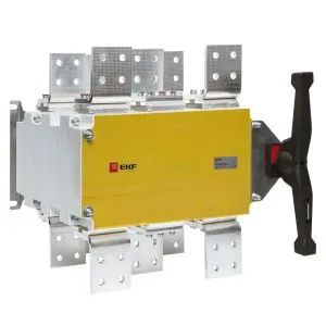 Рубильник-переключатель 2500A 4P c рукояткой управления для прямой установки PowerSwitch EKF pscs-2500-4