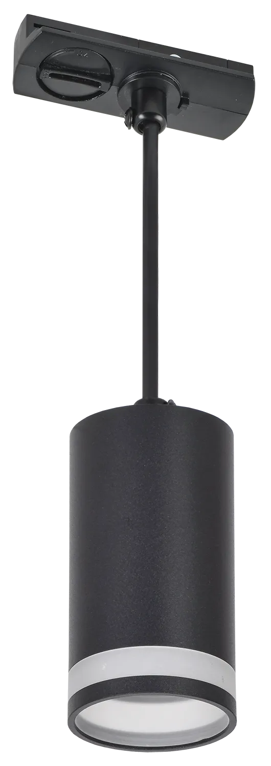 LIGHTING Светильник 4117 декоративный трековый подвесной под лампу GU10 черный IEK
