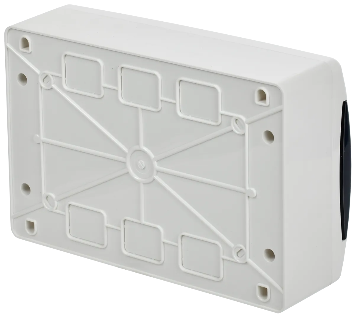 UNION Compact Корпус пластиковый БЕЛЫЙ ЩРН-П-12, IP41 черная прозрачная дверь IEK - Фото 6