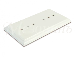 Подложка двухместная "Престиж"  цвет - белый, ТМ "МезонинЪ" GE70717-01 GE70717-01