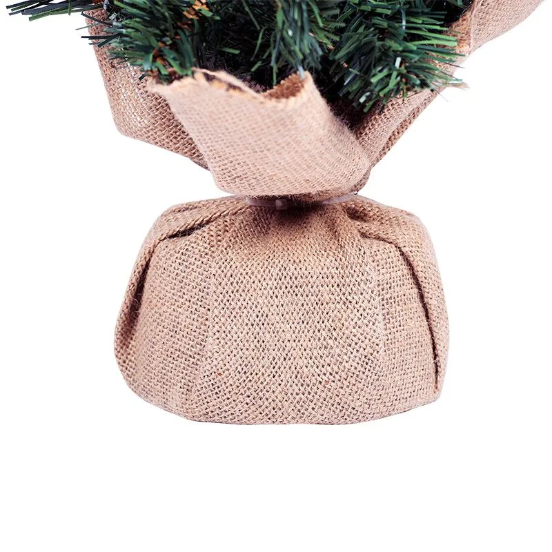 Елочка 60см в плетеном мешочке, ПВХ - Фото 3