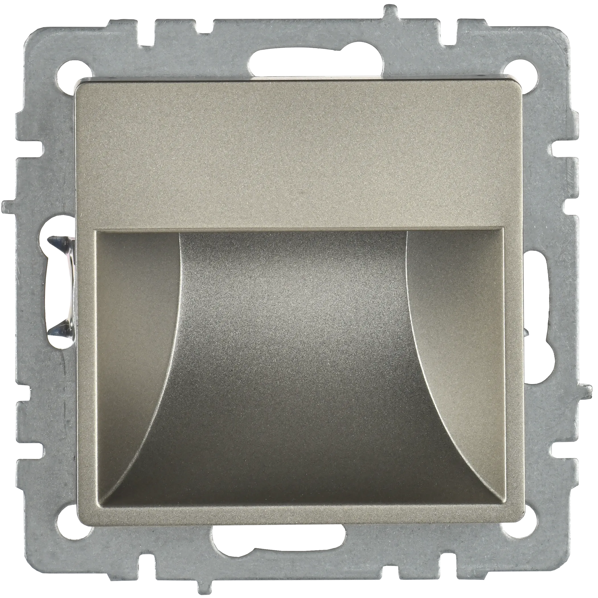 BRITE Подсветка светодиодная встраиваемая ПЛ20-БрШ шампань IEK - Фото 3