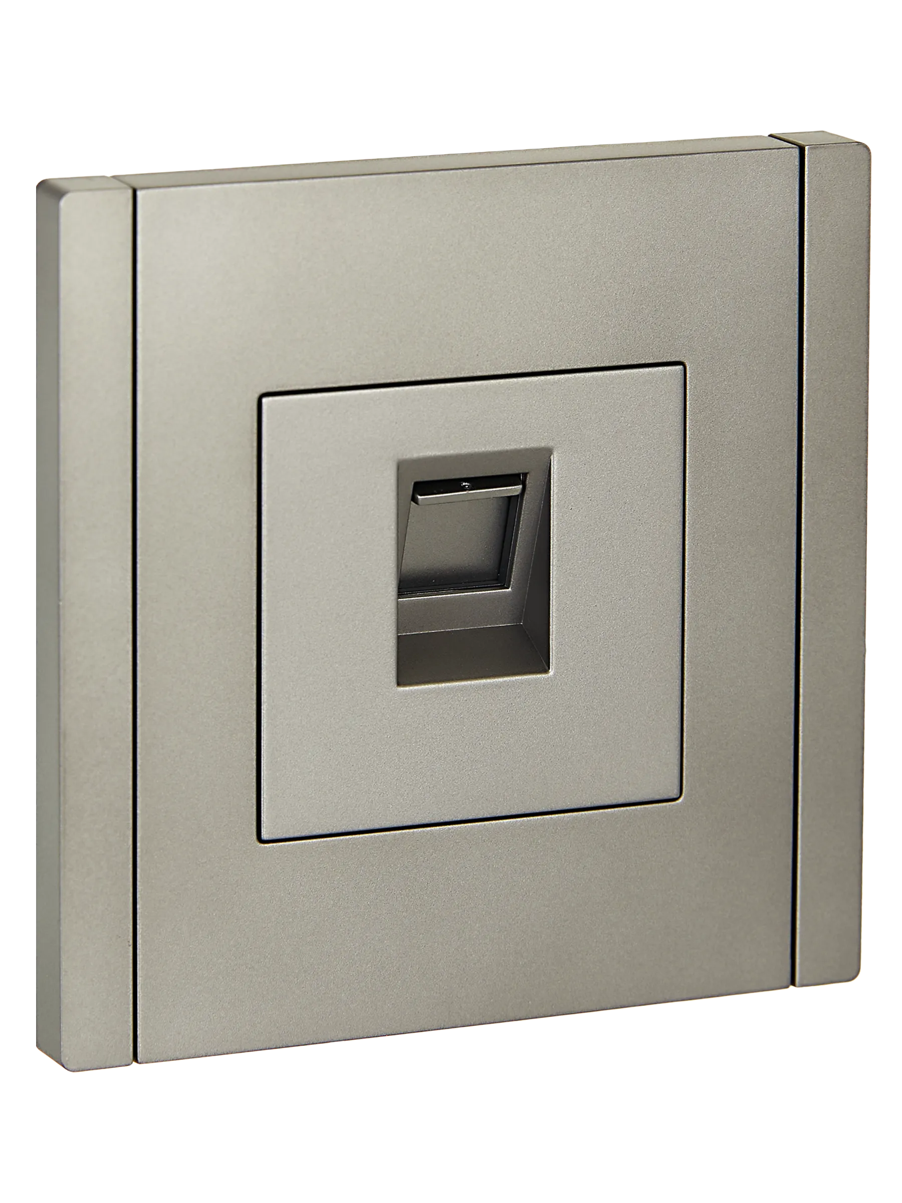 FORTE&PIANO Розетка компьютерная RJ45 кат.6 FP531 сталь IEK FP-K10-2-K46