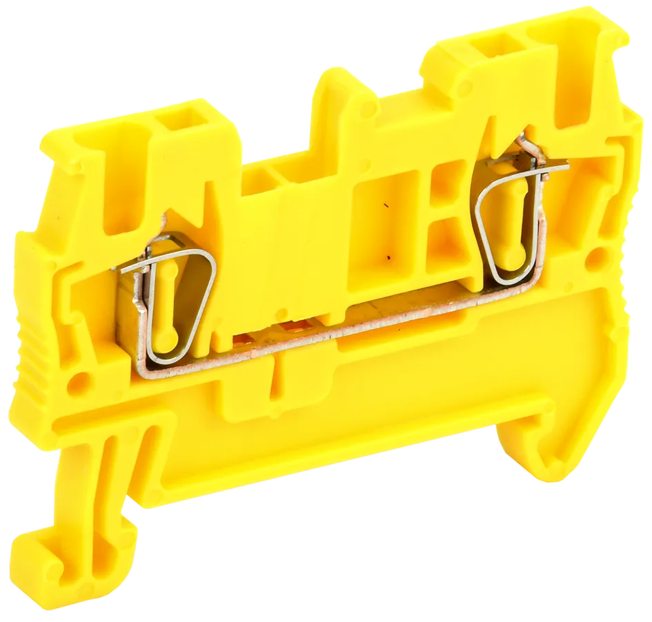 Клемма пружинная КПИ 2в-1,5 17,5А желтая IEK