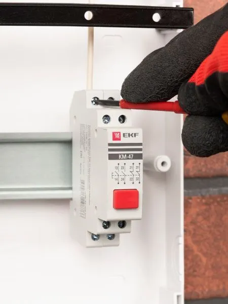 Кнопка модульная КМ-47 (красная) EKF PROxima - Фото 6