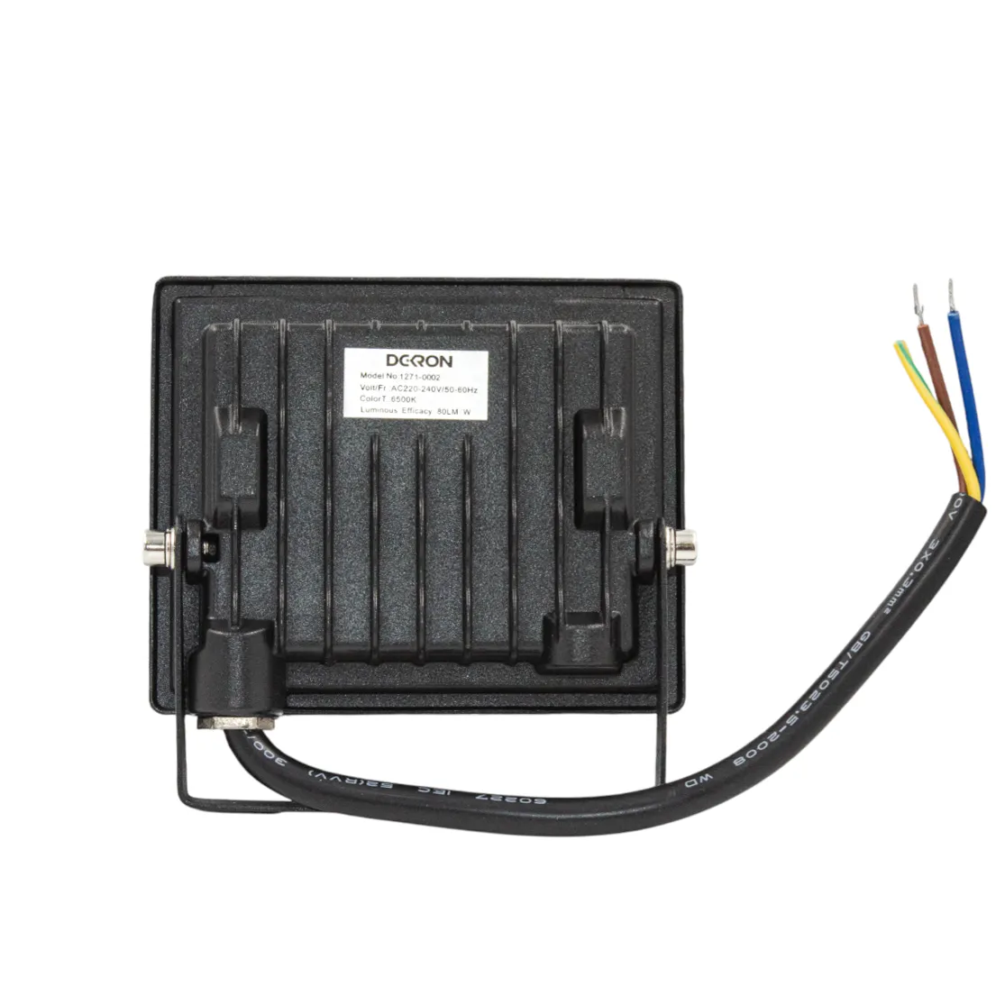 Прожектор светодиодный 20Вт, 1600лм, 6500K, черный,IP65 - Фото 12