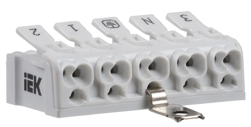 Клемма пружинная соединительная КСПз5-3L+N+PE IEK