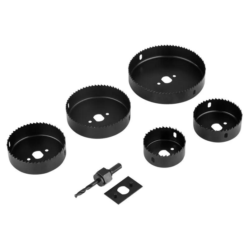 Набор кольцевых пил по дереву, 64-127 мм, 9 предметов KRANZ - Фото 3