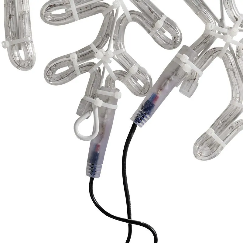 Фигура световая Снежинка цвет белая/синяя, размер 60x60 см, с контроллером NEON-NIGHT - Фото 4