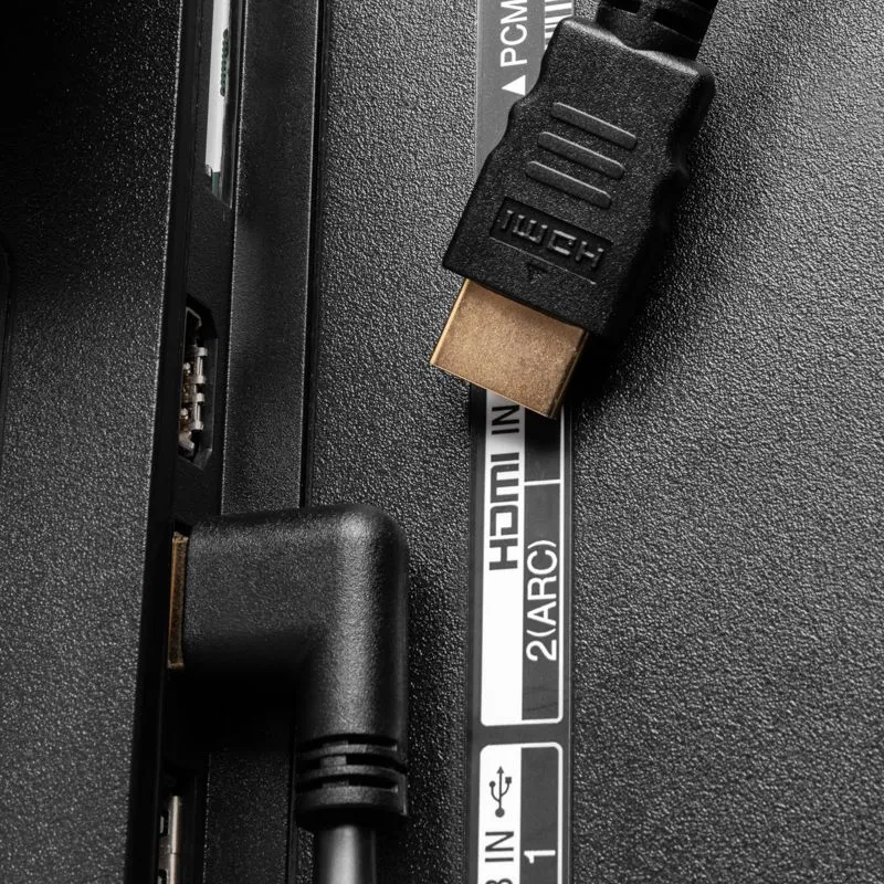 Кабель HDMI - HDMI 1.4, 1,5м, Gold, угловой PROconnect - Фото 2