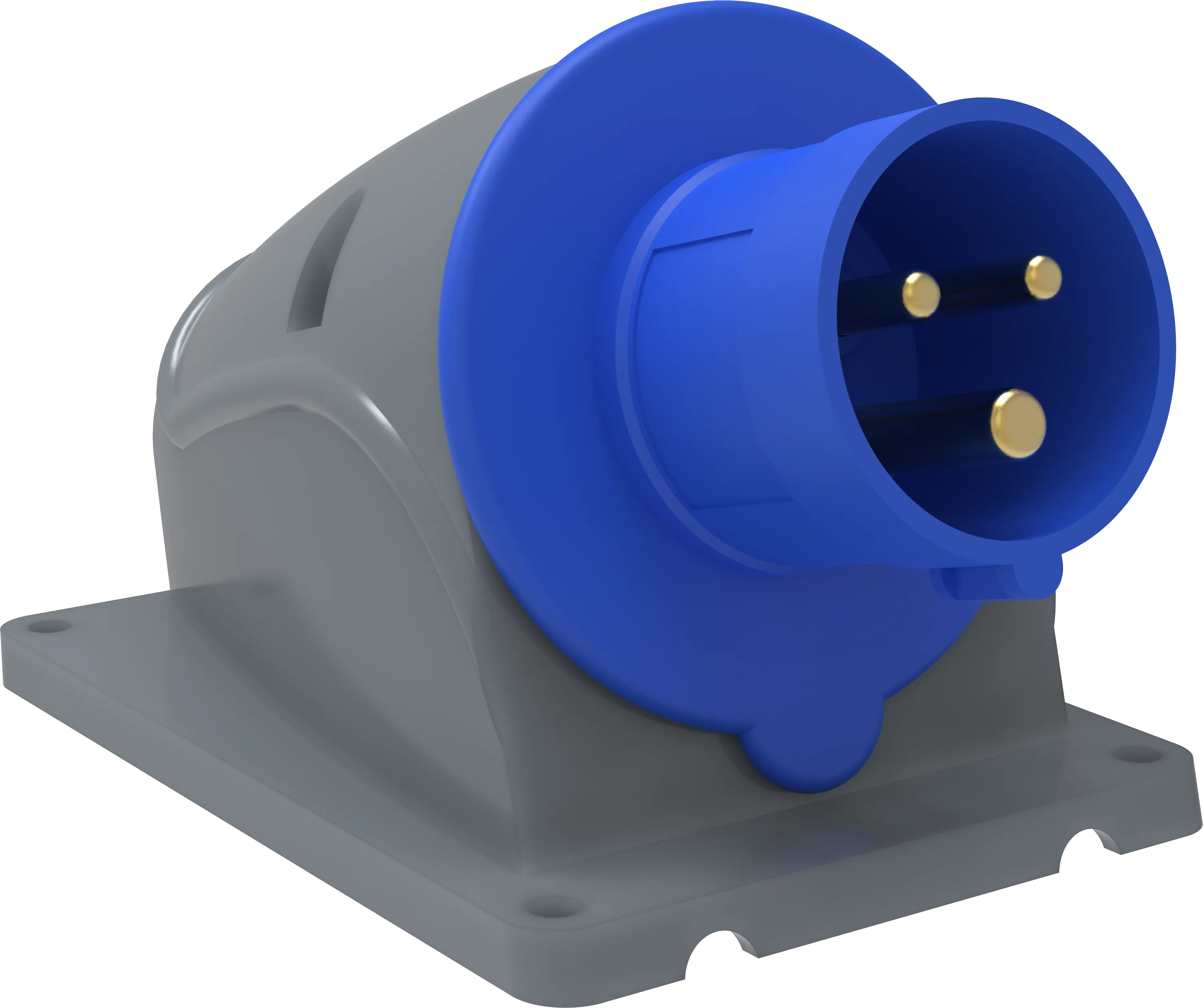 MAGNUM Вилка стационарная ССИ-513 16А-6ч/200-250В 2P+PE IP44 IEK