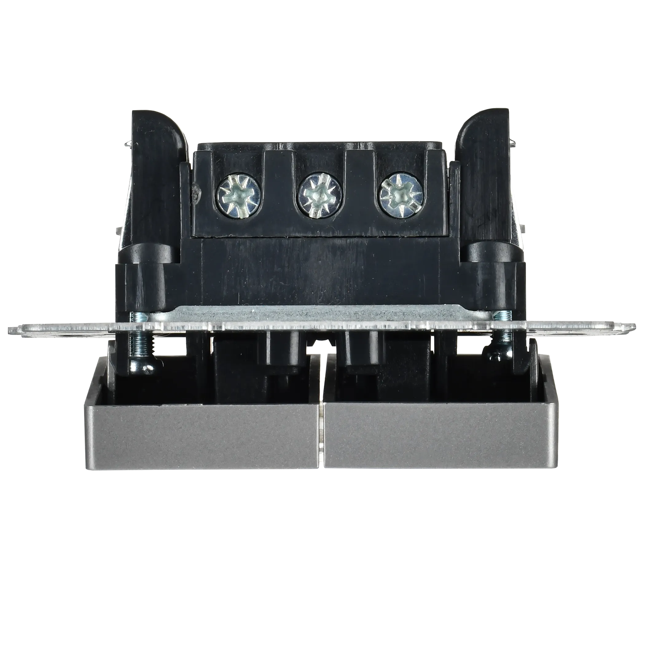 BRITE Выключатель 2-клавишный с индикацией для отелей 10А ВС10-2-9-БрС сталь IEK - Фото 7