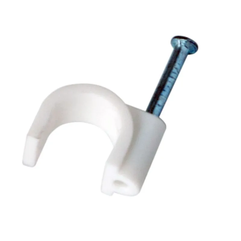 Крепеж кабеля круглый 9мм, белый (20 шт/уп) REXANT - Фото 4