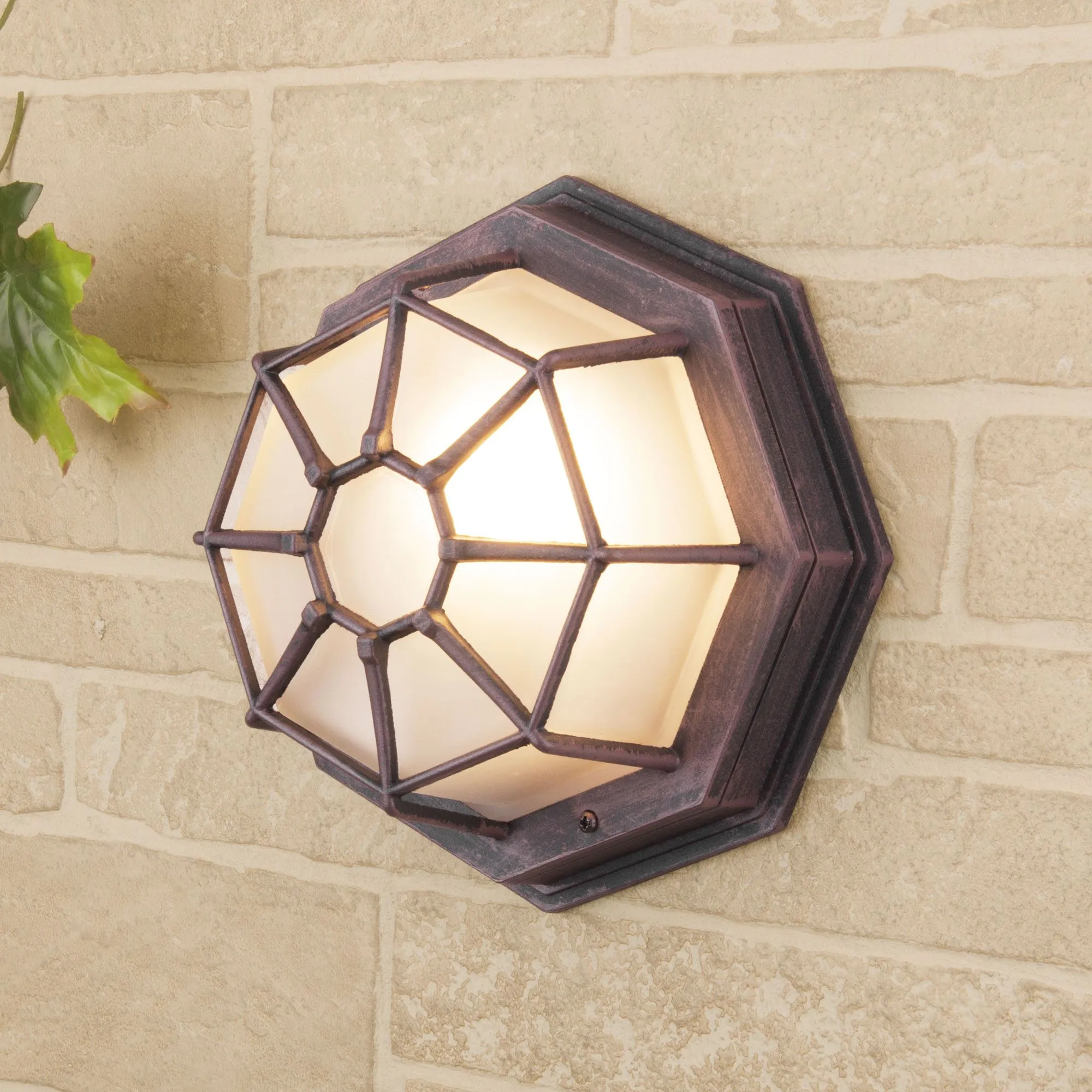 Светильник уличный настенный Telarana S капучино GL 1023D Elektrostandard - Фото 2