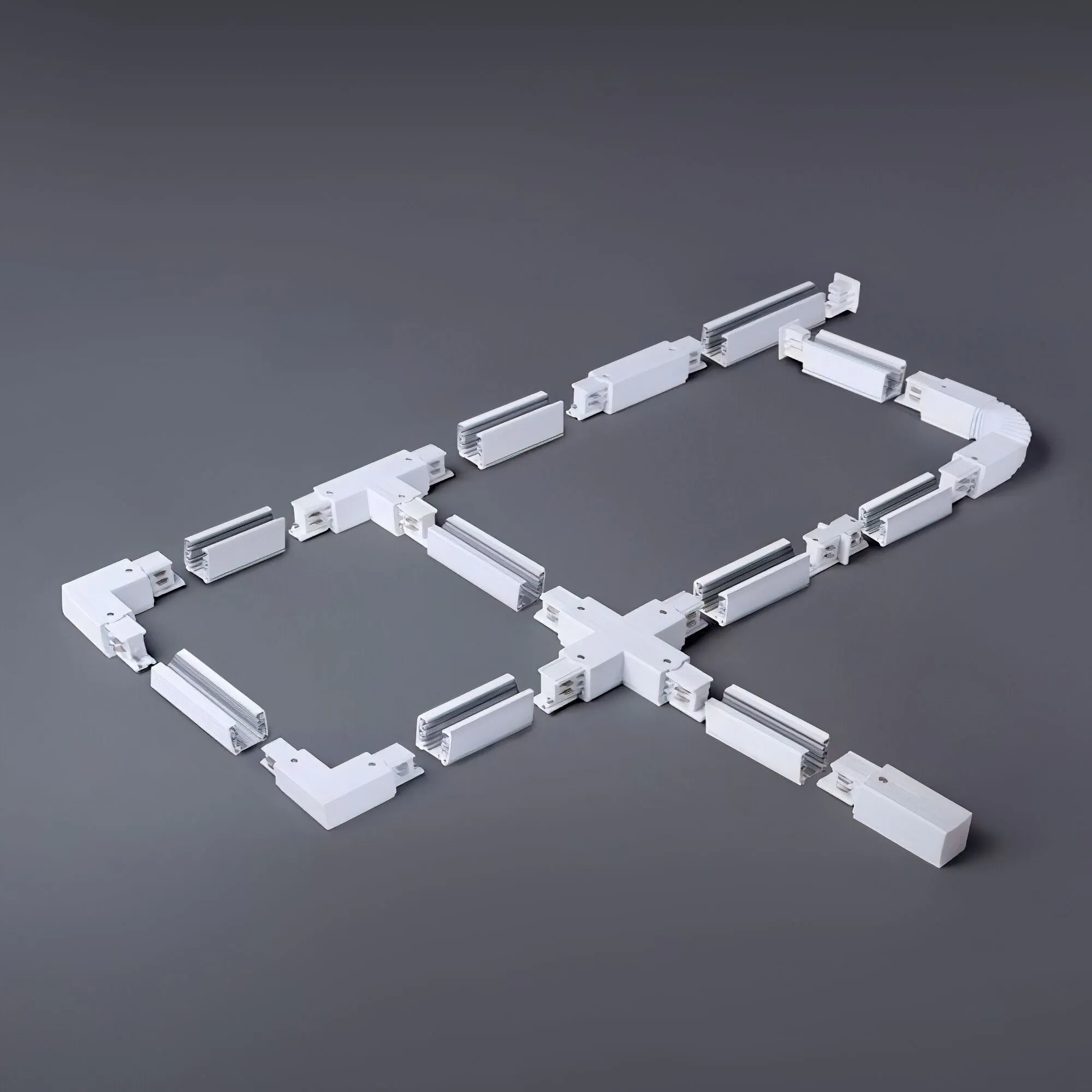 Коннектор прямой внутренний для трехфазного шинопровода белый TRC-1-3-II-WH Elektrostandard - Фото 3