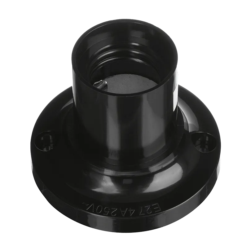 Патрон WOLTA WLH-015 E27 потолочный прямой, карболитовый, черный WLH-015