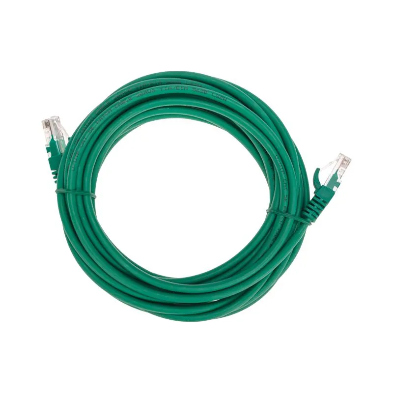 Патч-корд U/UTP, CAT 5e, RJ45-RJ45, 26AWG, LSZH, зеленый, 5м REXANT